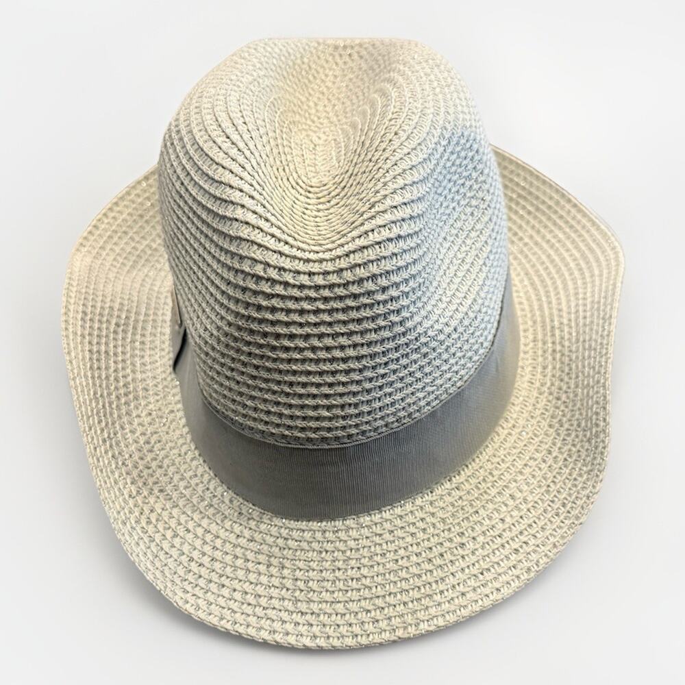 AMIANI Paper Ivory Fedora One Size Hat
